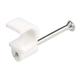 Q-CRIMP 5-7mm White Clips Round x100