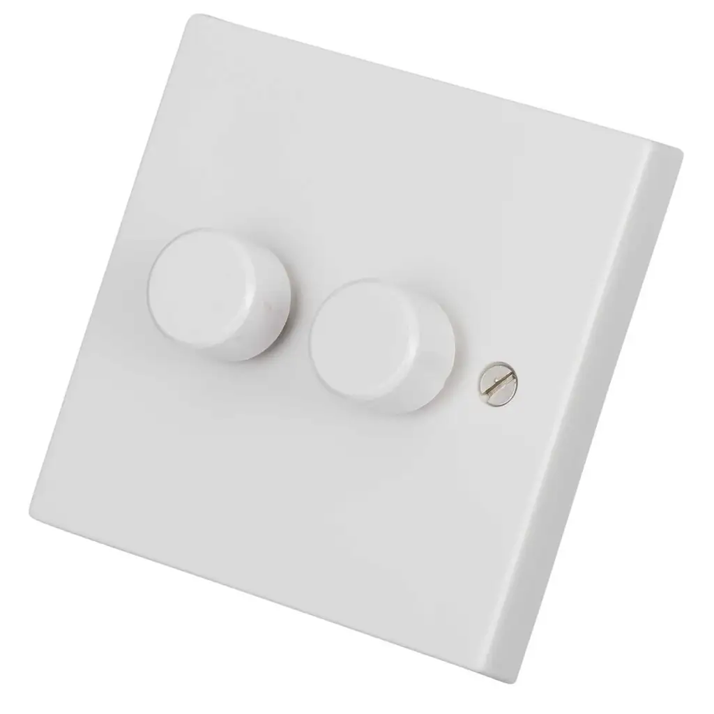 Click 2 Gang 2 Way 250VA Dimmer Switch    