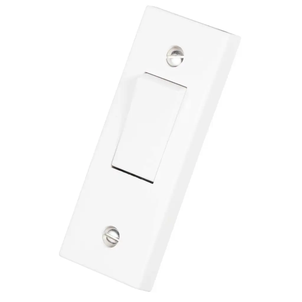 Click 10A 1 Gang 2 Way Architrave Switch 