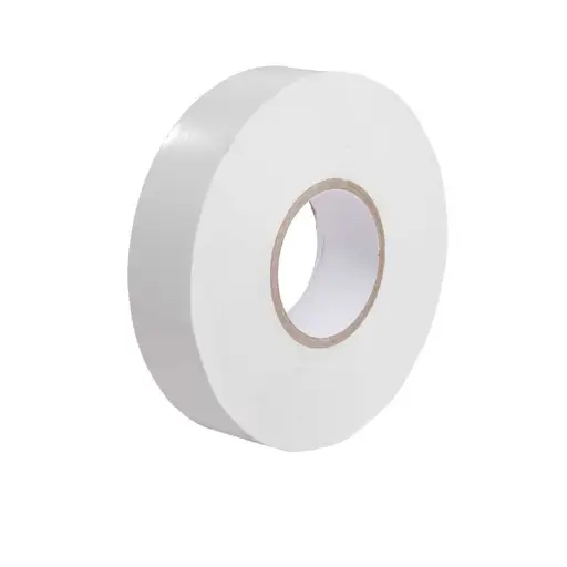 Q-CRIMP White PVC Tape 19mm x 33m