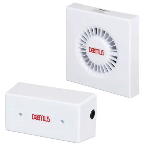 Domus 100mm 4" LV Axial Fan with Humidistat and Timer