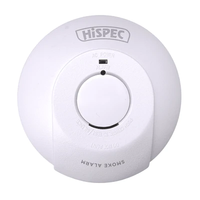 HiSpec Interconnectable Mains Smoke Detector with Fastfix Base