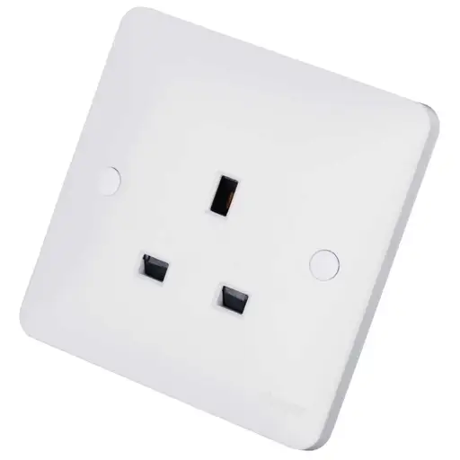 [WMS81] Hager 13A 1 Gang Unswitched Socket