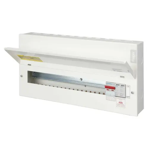 [VML118SPDRK] Hager 18Way 100A Metal CU + SPD