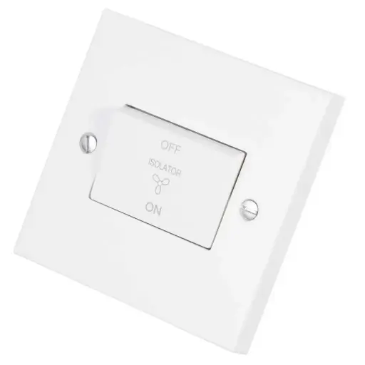 [PRW020] Click 10A 3 Pole Fan Isolation Switch with On/Off 