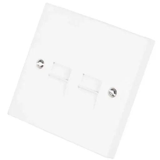 [PRW127] Click Twin Telephone Outlet - Secondary  