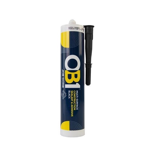 [OB1SCS290BL] Unicrimp Multi-Surface Sealant Adhesive Black 290ml