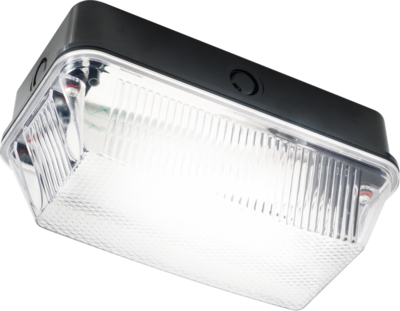 [BH22PB] Knightsbridge 30V IP65 60W B22 Bulkhead with Clear Prismatic Diffuser