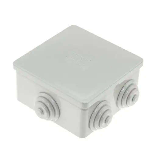 [GW44003] Gewiss 87.5mm x 87.5mm x 45.5mm PVC Adaptable Box Grey IP44