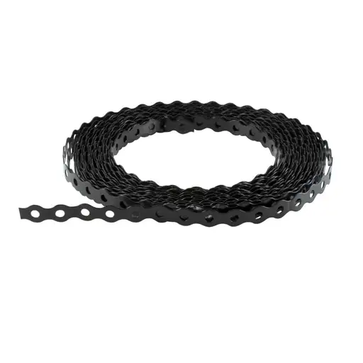 [F4PGSB12PVC] F4P 12mm All Round Fixing Band Black PVC Coated (10m Roll)