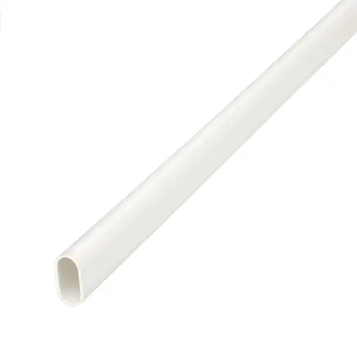 [OCO 750W] Centaur 20mm PVC Oval Conduit White (3m Length)