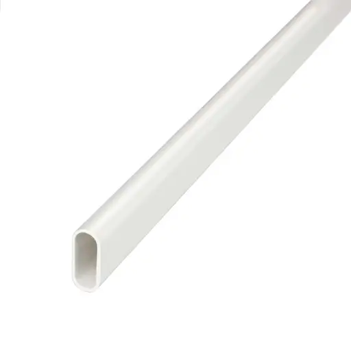 [OCO 1250W] Centaur 32mm PVC Oval Conduit White (3m Length)