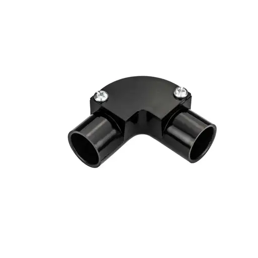 [CIE 20B] Centaur 20mm PVC Conduit Inspection Elbow Black x1